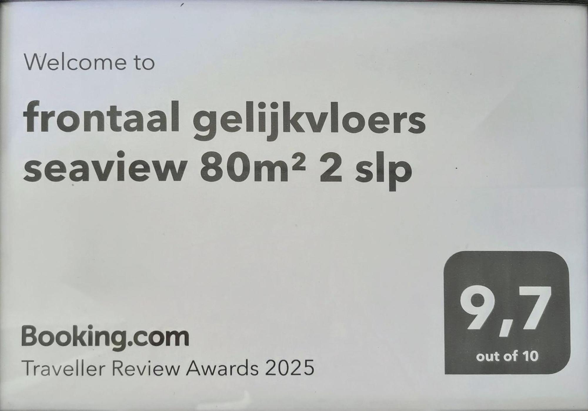 Apartamento Frontaal Gelijkvloers Seaview 80M² 2 Slp Ostende Exterior foto